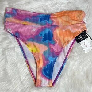 NWT Salt + Cove Multicolor Pastels Bikini Bottom